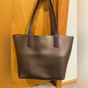 Kate Spade reversible tote with bonus insert liner